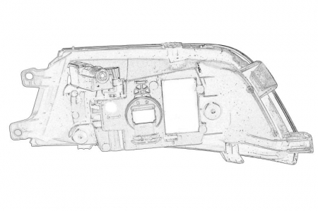 Proiector ceata Dreapta (H8) potrivit SKODA FABIA III 03.18- [1]