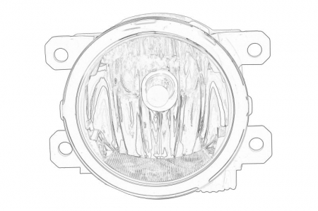 Lampa ceata - Proiector ceata Dreapta/Stanga (H1) potrivit FIAT 500L, 500X, PANDA; JEEP COMPASS, RENEGADE