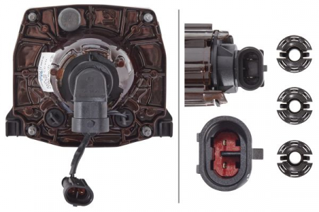 Proiector ceata Dreapta/Stanga (H7, 181,7x108mm) 24V potrivit MERCEDES UNIMOG 03.00- [1]