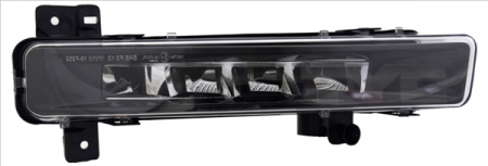 Proiectoare - Proiector ceata fata stanga potrivit BMW 5 G30, G31, G38, F90, 6 GRAN TURISMO G32 dupa 2017 (LED, insertie neagra)