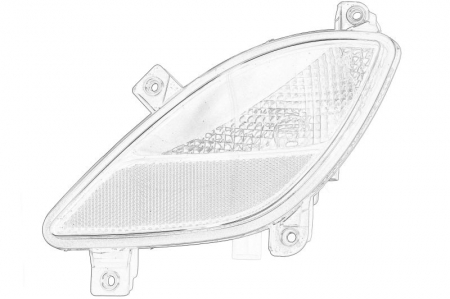 Lampa ceata - Proiector ceata spate Dreapta potrivit HYUNDAI I30 Break -03.15
