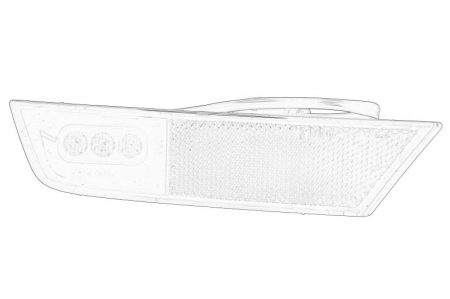 Lampa ceata - Proiector ceata spate Dreapta potrivit VW UP!