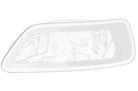 Lampa ceata - Proiector ceata spate Stanga potrivit DODGE JOURNEY; JEEP COMPASS, GRAND CHEROKEE IV