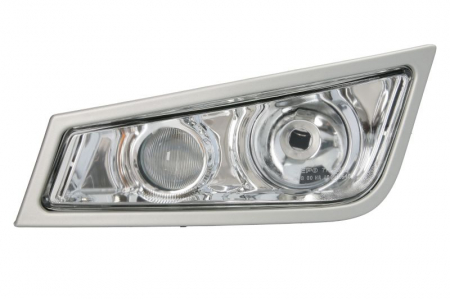 Proiectoare - Proiector ceata stanga (H3, cadru argintiu, cu halogen faza lunga) VOLVO FH, FH 12, FH 16, FM dupa 1993