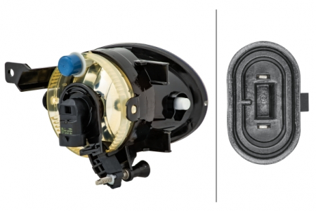 Proiector ceata Stanga (HB4, cu lumini curbe) potrivit VW TOUAREG 09.14- [1]