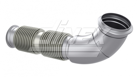 Sistem evacuare - Racord evacuare (diametru:90mm/105mm, lungime:539mm) potrivit IVECO EUROCARGO V F4AFE411C-F4GFE601A 09.15-