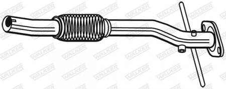 Sistem evacuare - Racord evacuare Fata (lungime:660mm) potrivit SUZUKI SPLASH, SWIFT III 1.3D 08.05-