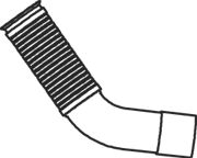 Racord evacuare (lungime:565mm) potrivit MERCEDES ACTROS MP2 / MP3 OM542.920-OM542.962 10.02- [1]