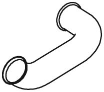 Racord evacuare (lungime:620mm) EURO 5 potrivit DAF CF 85 MX265-MX375 10.05-05.13