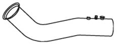 Teava evacuare - Racord evacuare (lungime:700mm) potrivit MAN TGS I, TGX I D2066LF06-D2676LF25 06.06-09.21