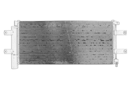 Condensatoare - Radiator AC 373x16 potrivit MERCEDES ACTROS MP4 / MP5, ANTOS, AROCS dupa 2011