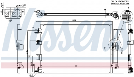 Radiator AC condensator cu uscator potrivit FORD C-MAX II, FOCUS III, GRAND C-MAX, KUGA II, TOURNEO CONNECT V408 NADWOZIE WIELKO, TRANSIT CONNECT, TRANSIT CONNECT V408/MINIVAN 1.0/1.5D/1.6D 07.10- [0]