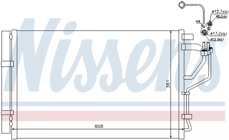 Radiator clima Ac - Radiator AC condensator cu uscator potrivit HYUNDAI ELANTRA V, I30; KIA CEE'D, CERATO III, PRO CEE'D 1.4-2.0 dupa 2010