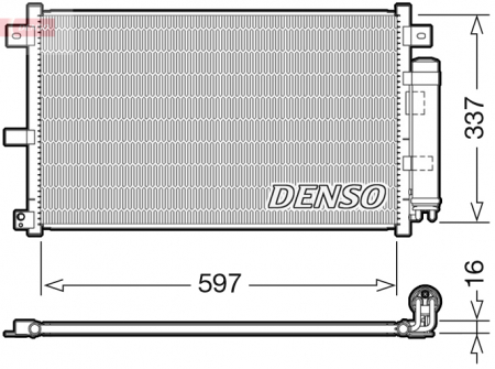 Radiator clima Ac - Radiator AC condensator cu uscator potrivit MAZDA MX-5 III 1.8/2.0 2005-2014