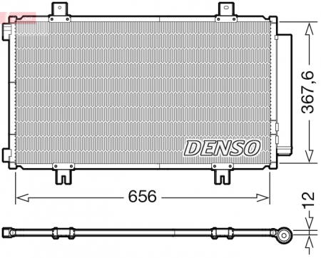 Radiator AC condensator cu uscator potrivit SUZUKI SX4 S-CROSS, VITARA 1.6 08.13-