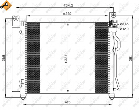 Radiator AC condensator Kia Picanto (BA) 1.1 [4]