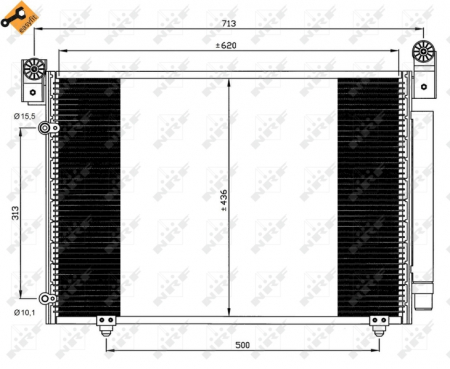 Radiator AC condensator MAZDA MPV al II-lea (LW) 2.5 V6 [1]