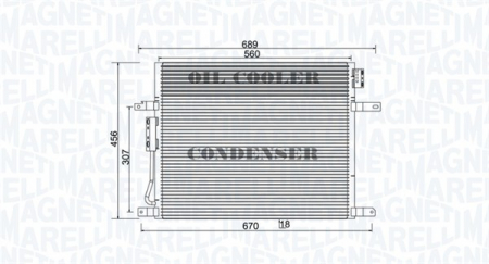 Radiator clima Ac - Radiator AC condensator potrivit JEEP GRAND CHEROKEE II 4.0/4.7 1999-2005