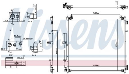 Radiator clima Ac - Radiator AC condensator potrivit LAND ROVER DEFENDER, DISCOVERY V RANGE ROVER IV RANGE ROVER SPORT II 3.0D/3.0DH/5.0 dupa 2012