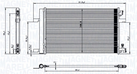 Radiator AC condensator potrivit OPEL ASTRA J, ASTRA J GTC, CASCADA 2.0D 09.12-10.15 [0]