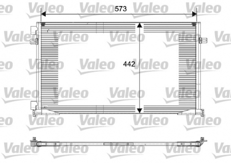 Radiator AC condensator potrivit OPEL VIVARO A; RENAULT TRAFIC II 1.9D/2.0 02.01-