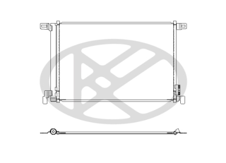 Radiator AC potrivit AUDI E-TRON, Q7, Q8 E-TRON; BENTLEY BENTAYGA; VW TOUAREG 3.0D-Electric dupa 2015 [1]