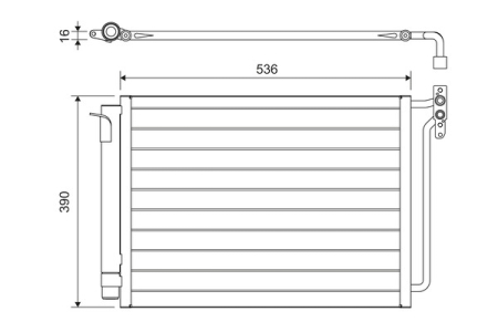 Condensatoare - Radiator AC potrivit BMW X5 (E53) 3.0-4.8 2000-2006