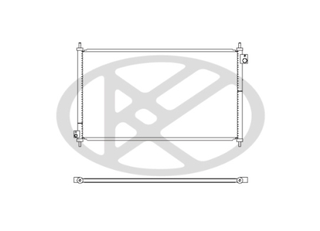 Radiator AC potrivit HONDA ACCORD V, ACCORD VI 1.8-3.0 1996-2003 [1]