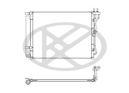 Radiator AC potrivit KIA OPTIMA 2.0 2018-2019 [1]