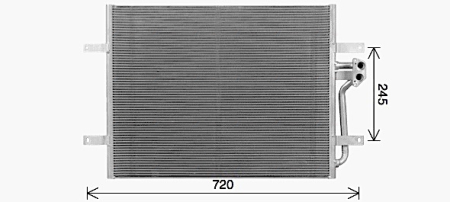 Radiator AC potrivit MAN TGE; VW CRAFTER, GOLF VII Electric dupa 2014 [1]