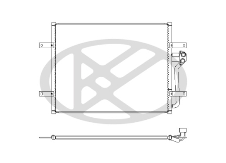 Condensatoare - Radiator AC potrivit MAN TGE; VW CRAFTER, GOLF VII Electric dupa 2014
