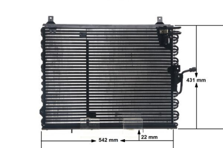 Radiator AC potrivit MERCEDES 124 (C124), 124 T-MODEL (S124), 124 (W124), E (A124), E (C124), E T-MODEL (S124), E (W124) 2.0/2.2 1986-1998 [1]