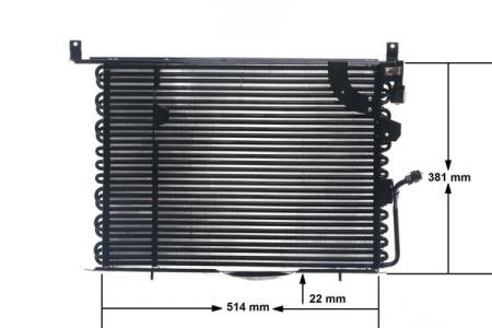 Radiator AC potrivit MERCEDES 190 (W201) 1.8-2.5D 1982-1993 [1]