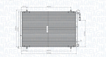 Condensatoare - Radiator AC potrivit PEUGEOT 206 1.1-2.0D dupa 1998