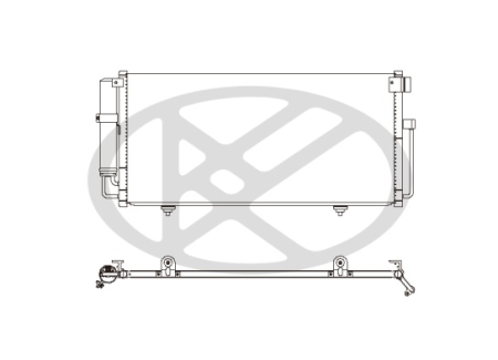 Radiator AC potrivit SUBARU IMPREZA 1.5 2001-2005 [1]