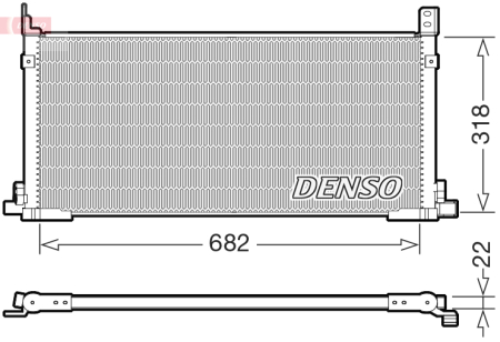 Climatizare - Radiator AC potrivit TOYOTA RAV 4 V 2.5H dupa 2020