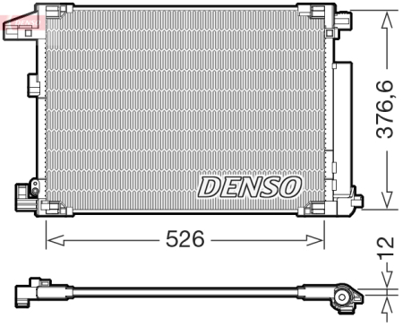 Climatizare - Radiator AC potrivit TOYOTA YARIS, YARIS CROSS 1.0/1.5 dupa 2020