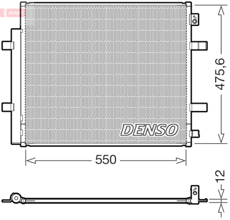 Radiator AC (uscator) potrivit AUDI Q4 E-TRON; CUPRA BORN; SKODA ELROQ, ENYAQ IV; VW ID. BUZZ, ID. BUZZ CARGO, ID.3, ID.4, ID.5, ID.7 Electric dupa 2019 [1]