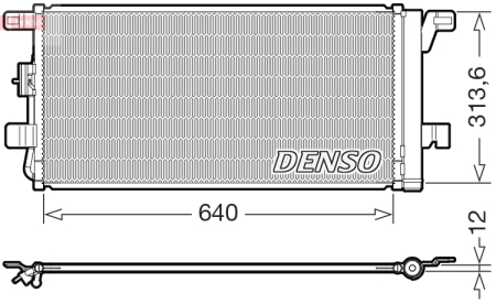 Radiator AC (uscator) potrivit AUDI Q5 2.0-3.0DH dupa 2016 [1]