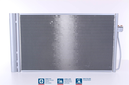Condensatoare - Radiator AC (uscator) potrivit BMW 5 (E60), 5 (E61), 6 (E63), 6 (E64), 7 (E65, E66, E67) 2.0D-4.4D 2002-2010
