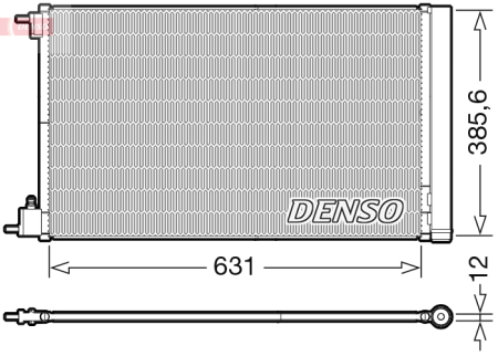 Radiator AC (uscator) potrivit CHEVROLET MALIBU; OPEL INSIGNIA A, INSIGNIA A COUNTRY 1.6-2.8 dupa 2008 [1]