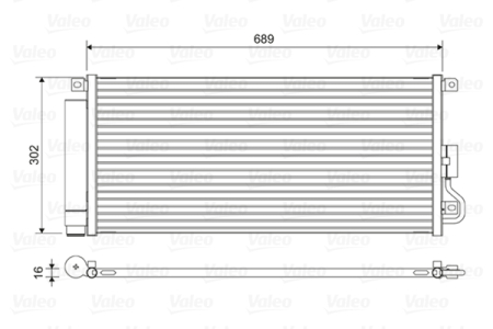 Radiator AC (uscator) potrivit CHEVROLET TRAX; OPEL MOKKA / MOKKA X 1.4/1.6D/1.7D dupa 2012 [1]