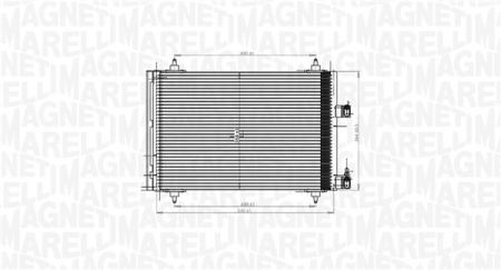 Condensatoare - Radiator AC (uscator) potrivit CITROEN C5 I 1.8-3.0 2001-2004