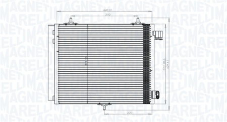 Condensatoare - Radiator AC (uscator) potrivit DS DS 3; CITROEN C2, C2 ENTERPRISE, C3 AIRCROSS I, C3 AIRCROSS II, C3 I, C3 II, C3 III, C3 PLURIEL, C4 CACTUS, DS3; OPEL CROSSLAND X 1.0-1.6D dupa 2002