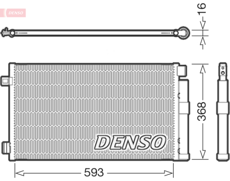 Condensatoare - Radiator AC (uscator) potrivit FIAT 500E Electric dupa 2020