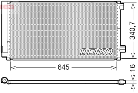 Radiator AC (uscator) potrivit FIAT 500X; JEEP COMPASS, RENEGADE 1.4-2.0D dupa 2014 [1]