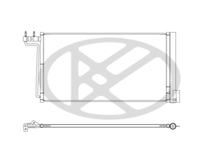 Radiator AC (uscator) potrivit FORD C-MAX II, FOCUS III, GRAND C-MAX 1.6-Electric 2010-2020 [1]