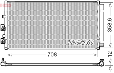 Condensatoare - Radiator AC (uscator) potrivit FORD FOCUS IV 1.0-2.3 2018-2025