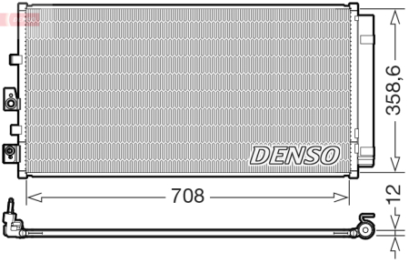 Condensatoare - Radiator AC (uscator) potrivit FORD FOCUS IV 1.0-2.3 2018-2025