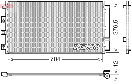 Condensatoare - Radiator AC (uscator) potrivit FORD KUGA III 1.5/1.5D/2.5H dupa 2019